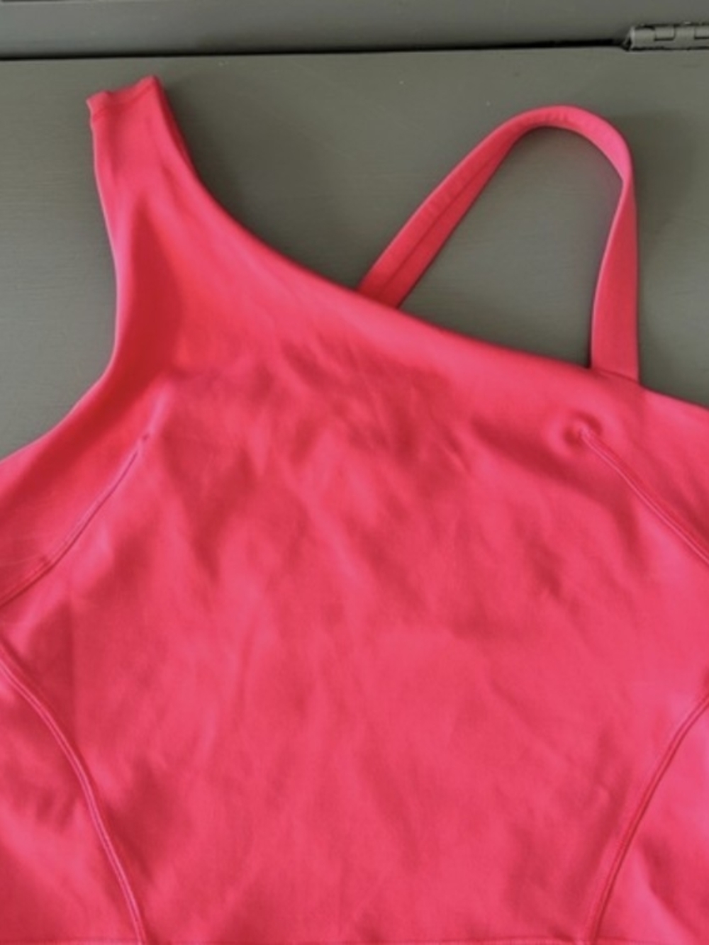 Hot Pink Lululemon Crop Tank